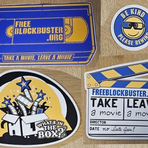 FreeBlockbuster Sticker Pack