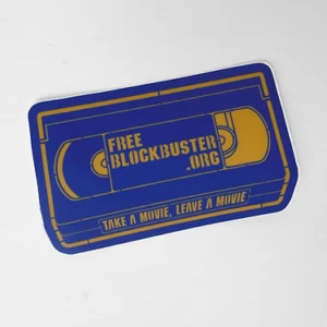 Rewound Tape Logo Sticker