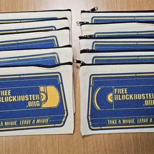 Rewound Tape Logo Zipper Pouch