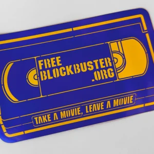 Rewound Tape Logo Magnet